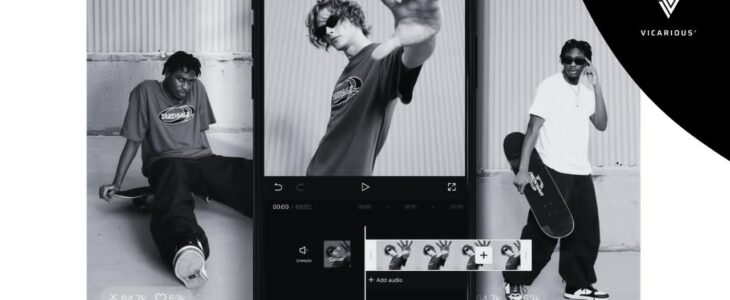 African creator editing a video using CapCut for Reels”