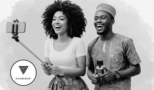 Nigerian creator recording authentic content to boost audience engagement in 2025