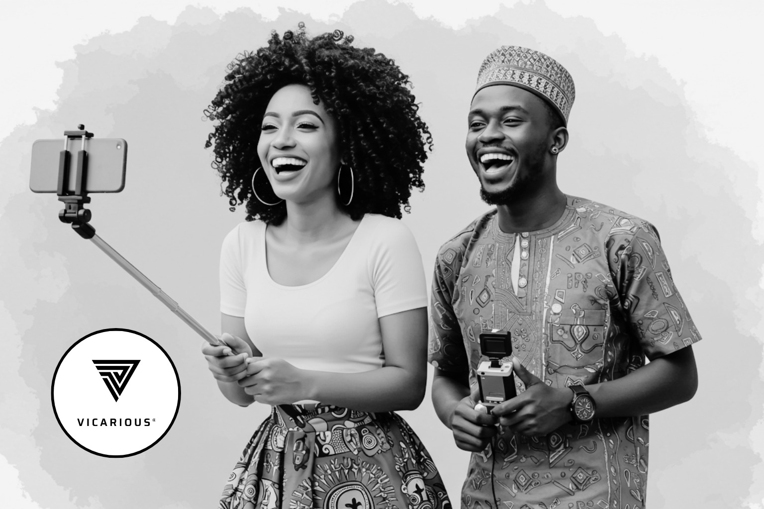 Nigerian creator recording authentic content to boost audience engagement in 2025